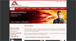 Desktop Screenshot of aditechinfotech.com